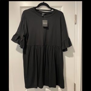 Ruffle Sleeve Mini Dress